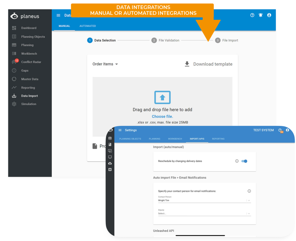 Production scheduling software